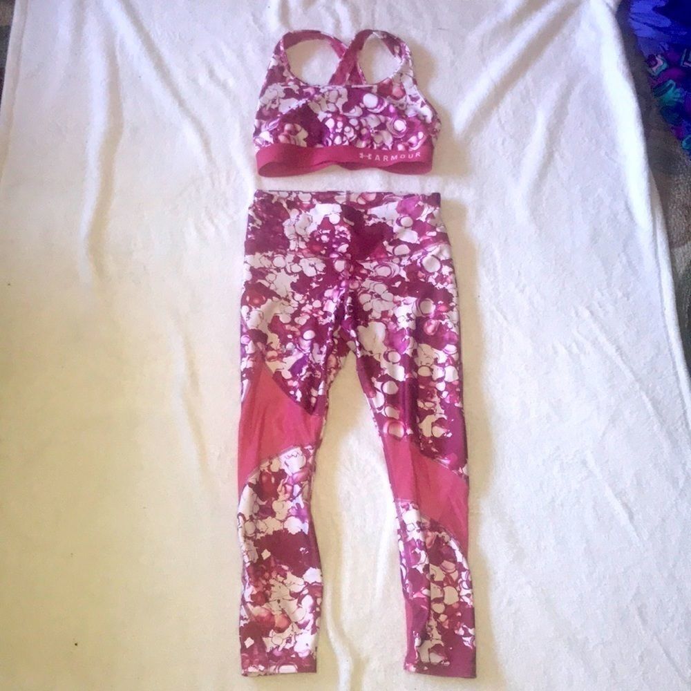 Euc Unique Under Armour Compressionworkout Set Si… - image 4